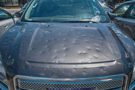 car hail damage repair in st louis